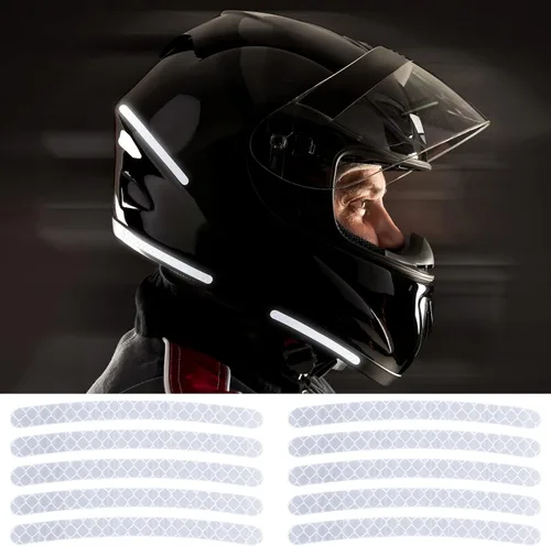 Vista 5 de OIIKI 80 calcomanías reflectantes para llantas de automóvil, 4
