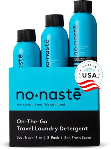 Vista 14 de Nonaste Detergente para ropa de viaje Pure Clean, (3 Fl Oz, Paquete de 3) – Tamaño de viaje sin perfume, portátil y ligero Detergente de limpieza