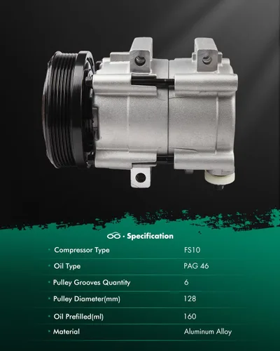 Vista 87 de SCITOO Compresor de CA para T-oyota Yaris 1.5L 2007 2008 2009 2010 2011 2012 2013 AC Compressor 639839 157318 158318 6512467