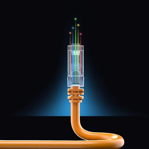 Vista 8 de Maximm Cable Ethernet Cat 6, cable de red y conexión de alta velocidad de 10 pies, UTP, 10 Gbps, cable Ethernet de 550 MHz, color naranja