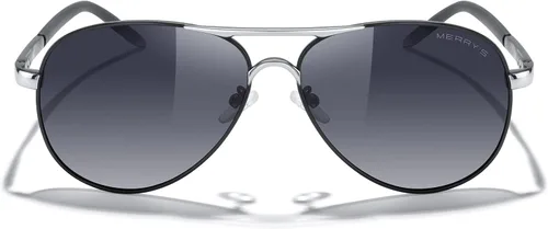 Vista 56 de MERRY'S, UV400 S8513, gafas de sol polarizadas para conducir, marco irrompible, para hombre.