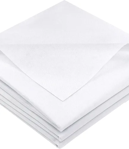 Vista 7 de PLANTIONAL Entretela adhesiva blanca no tejida: 39 x 72 pulgadas Interfaz ligera no tejida adhesiva con plancha de poliéster de un solo lado