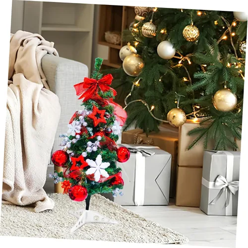 Vista 3 de INOOMP Soporte para árbol de Navidad, base de árbol de Navidad artificial blanca, soporte para árbol de Navidad, soporte giratorio de repuesto