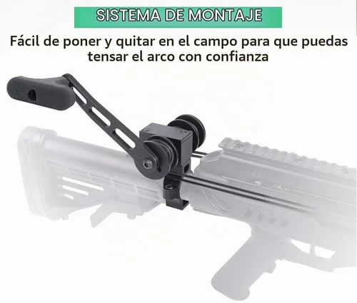 Vista 3 de CenterPoint Dispositivo de atrapamiento de cuerda de ballesta de tiro con arco AXCCRANK