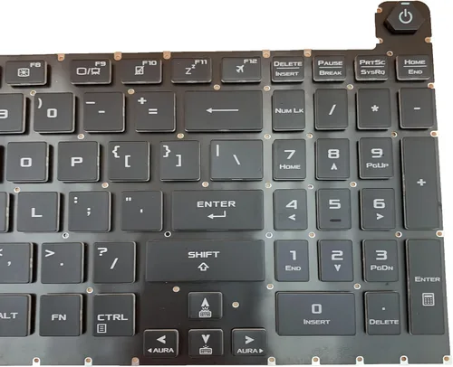 Vista 6 de Teclado de repuesto para portátil con retroiluminación de colores RGB para ASUS TUF Gaming 8 F15 FX506 FA506 FA506II FX506H FA506Q FX506L FA506H F17