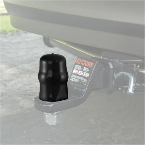 Vista 7 de Curt 21810 remolque balón de carcasa para 2 – 5/16" Hitch Balón de hule negro
