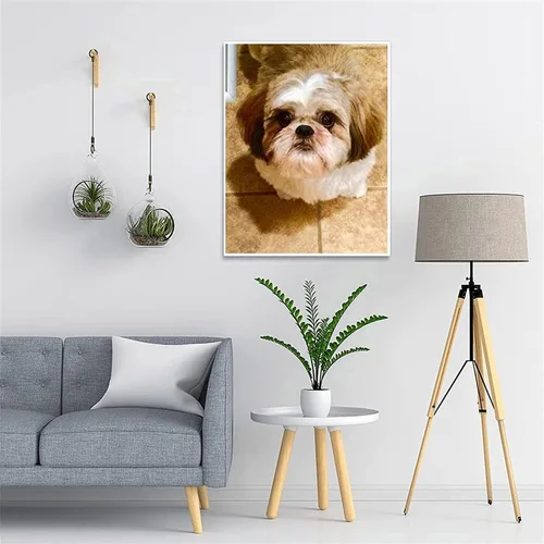 Vista 3 de DVWIVGY Kits de pintura de diamantes para perros 5D para adultos, niños y principiantes, kit de pintura de diamantes por números, kit de regalo