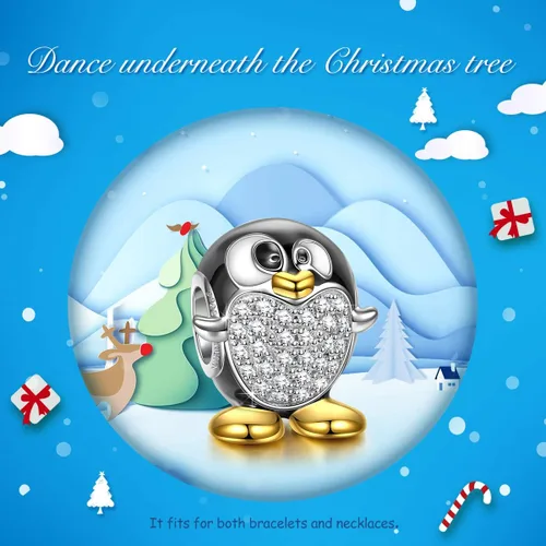 Vista 5 de NINAQUEEN The Carnival Of Animals Collection, Sterling Silver Charms with Jewelry Box, Original Gifts for Every Special Moment