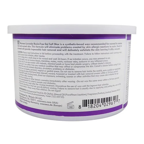Vista 2 de Waxness Spa Choice - Gel de cera suave sin colofonia, lavanda, 14 oz / 13.4 fl oz (paquete de 2)