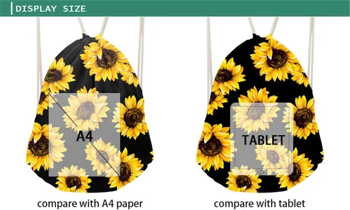 Vista 5 de Showudesigns Kawaii - Mochila con cordón para adultos diseño de animales