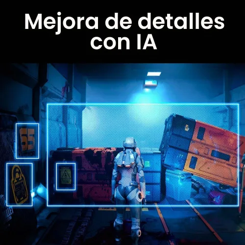 Vista 4 de BenQ MOBIUZ EX271U 27" 4K eARC 165Hz 1ms DP 1.4 HDMI 2.1 65W USB-C Gaming