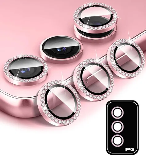 Vista 8 de IPG ProLENS Diamond FRAME - Protector de lente de cámara para Samsung Galaxy Z Flip 7, clase templada de silicato de alúmina, claridad HD