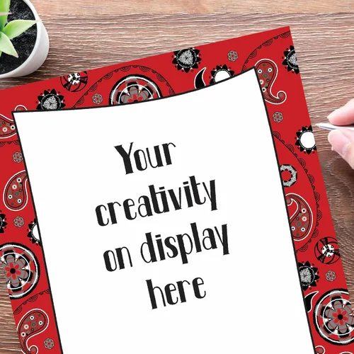 Vista 3 de Bandana Letterhead - Papel para impresora láser y inyección de tinta (25 hojas)
