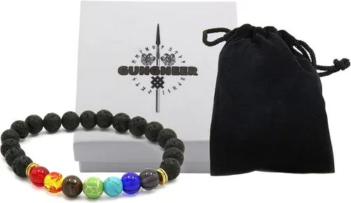 Vista 5 de Gungneer Viking Mjolnir Thor Hammer Collar con lobo cuadrado de rey bizantino cadena de oro mezclado de acero inoxidable nórdico vikingo joyería