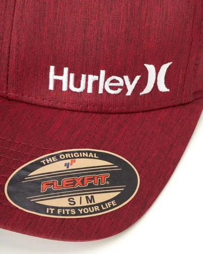 Vista 3 de Hurley Men's One & Only Corp Flexfit Perma Curve Bill Baseball Hat
