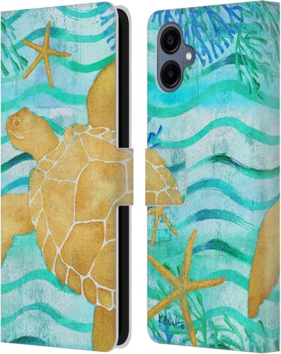 Vista 18 de Head Case Designs Officially Licensed Paul Brent Agate Mermaid Coastal Leather Wallet Case Compatible with Samsung Galaxy A06 4G / 5G
