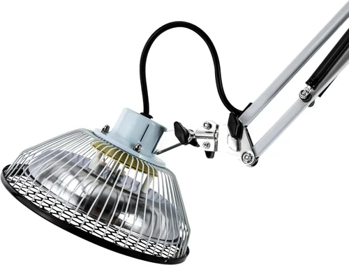 Vista 5 de Luz infrarroja lejana 250 W 360 ° giratoria ajustable mineral infrarrojo lámpara de calor función de sincronización de terapia luz de balanceo