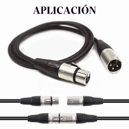 Vista 6 de Glarks Paquete de 20 conectores XLR de 3 pines macho/hembra, micrófono de audio, conector de enchufe de audio, carcasa plateada negra