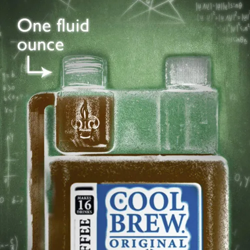 Vista 4 de CoolBrew Concentrado líquido frío fresco – tostado oscuro, granos de arábica gourmet, para café helado o caliente, sin azúcar, sin conservantes
