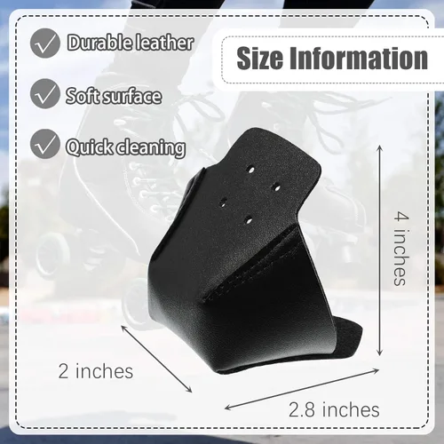 Vista 2 de Geyoga 2 Pcs Roller Skate Toe Guards for Quad Skates