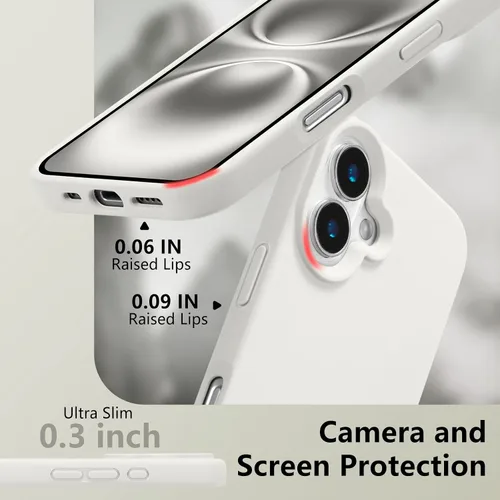 Vista 566 de Funda magnética de silicona para iPhone 13 Pro, color blanco antiguo [Compatible con Magsafe] [Forro de microfibra suave antiarañazos], funda