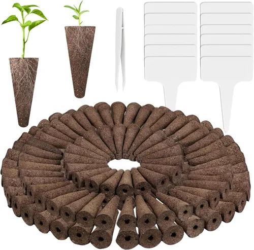 Vista 6 de Tigvio Kit de cápsulas hidropónicas de 66 piezas - Compatible con Aerogarden y todas las marcas - Sistema de jardín interior para cultivar cualquier