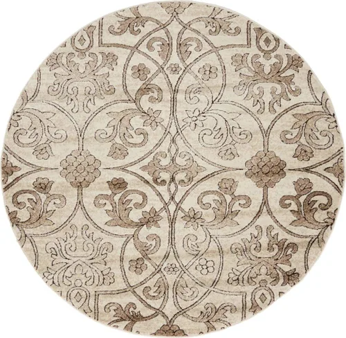 Vista 23 de Unique Loom Rushmore Collection - Alfombra de área Washington (2 pies x 5 pies 1 pulgada, beige oscuro/beige)