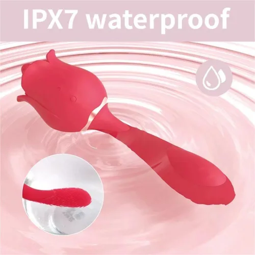 Vista 7 de Vibrador de juguete rosa para mujeres, lamer el clítoris, vibradores de punto G para mujeres, consolador de pezón de clítoris, estimulador