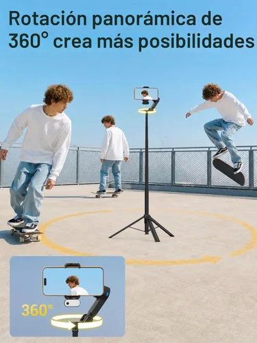 Vista 3 de AOCHUAN Smart V3 70.9" estabilizador cardán para iPhone w/AI módulo
