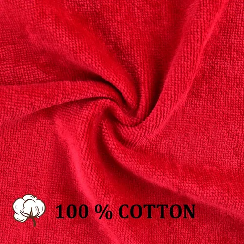 Vista 4 de Toallas de mano navideñas para baño, 16 x 25 pulgadas, paquete de 3 toallas de cocina 100% algodón súper suaves y absorbentes, para vacaciones