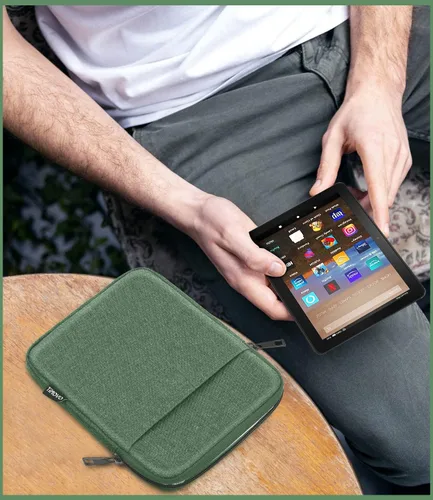 Vista 7 de TiMOVO - Funda para lector electrónico (6 a 7 pulgadas), color verde Bodhi Compatible with Paperwhite/Colorsoft Signature Edition, Oasis & Kobo
