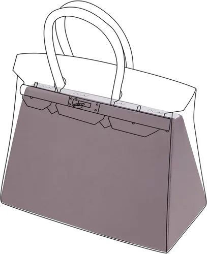 Vista 10 de DGAZ Funda moldeadora de almohada de lujo, espuma viscoelástica, se adapta a Birkin 20/25/30/35/40/45/50 (negro, BK20)