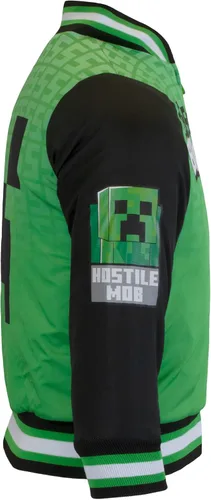 Vista 4 de Minecraft Chaqueta Bomber para niños chaqueta Bomber para niños