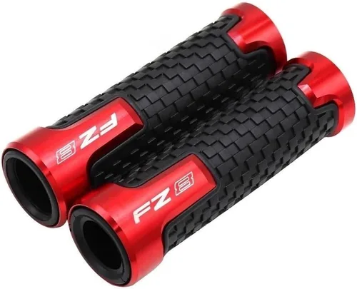 Vista 4 de Antideslizante manillar agarre cubre 7/8 "0.866 in CNC aluminio motocicleta mango agarres agarre para FZ8 FZ 8 2010 2011 2012 2013 2014 2015 2016