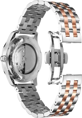 Vista 3 de BINLUN Stainless Steel Watch Band Replacement Metal Watch Straps for Men and Women 18mm19mm20mm21mm22mm24mm with Curved and Straight End in Silver