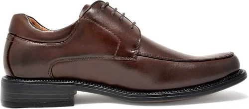 Vista 3 de Bruno Marc Zapatos de vestir clásicos de negocios con punta cuadrada para hombre