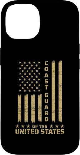 Vista 4 de Funda USCG de la Guardia Costera de Estados Unidos y la bandera estadounidense USCG para iPhone 16