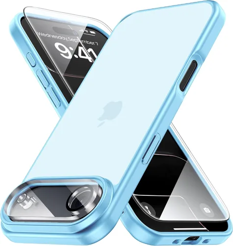 Vista 40 de Yriklso 3 en 1 Funda Magnética Fuerte para iPhone Air, 1X Protector de Pantalla + 1X Protector de Lente de Cámara, Cubierta Protectora a Prueba