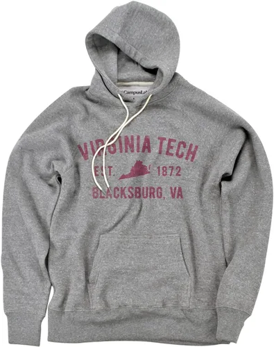 Vista 32 de Campus Lab Colegial Simple State Design - Sudadera con capucha unisex para adultos