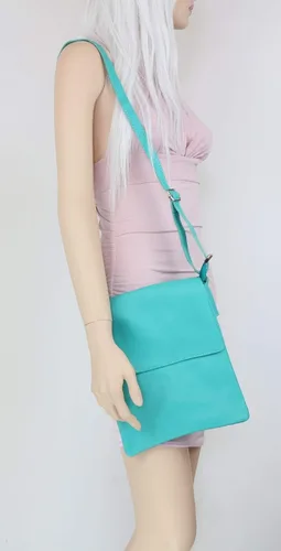 Vista 5 de Girly HandBags Cuerpo cruzado de cuero genuino