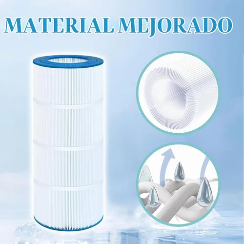 Vista 5 de Filtro de piscina compatible con CC100, CCRP100, C-9410, PAP100-4/M4, FC-0686, R173215, 1 paquete