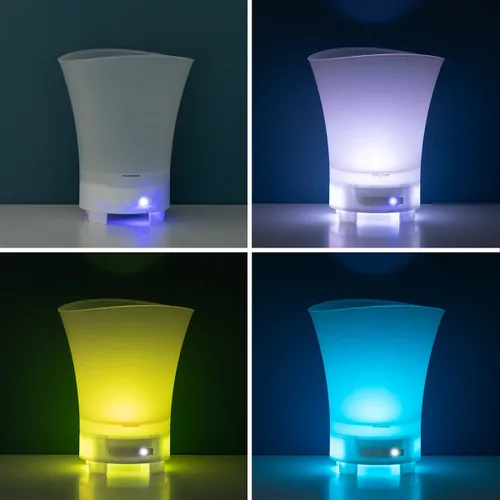 Vista 10 de Cubitera LED con Altavoz Recargable Sonice InnovaGoods