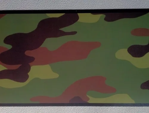 Vista 5 de Camuflaje Camo Papel pintado pared frontera - Verde
