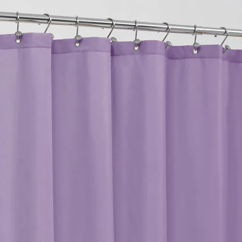 Vista 36 de ALYVIA SPRING Forro de Cortina de Ducha de Tela Extra Largo Impermeable - 72" x 96", Suave y Ligero Cortina de Ducha X-Larga con 3 Imanes, Lavable a
