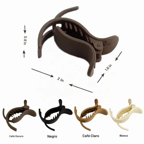 Vista 9 de 4 pinzas para el cabello para mujer, para colas de caballo altas y moños, accesorios de moda para el cabello para herramientas de trenzado