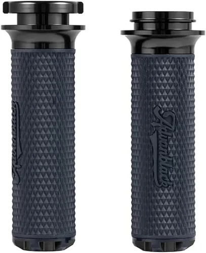 Vista 6 de Advanblack AXION Performance Grips, empuñaduras electrónicas de control del acelerador compatibles con Harley Touring Road Glide Street Glide Negro