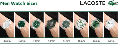 Vista 4 de Lacoste Reloj de silicona crono 12.12 para hombre
