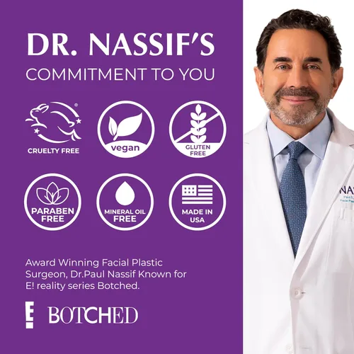 Vista 8 de NassifMD Almohadillas de desintoxicación suaves, complejo de ácido frutal creado por cirujanos para pieles sensibles, ilumina, exfolia y reduce