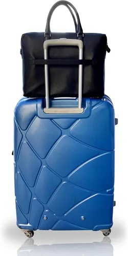Vista 9 de Bolsa para laptop con múltiples compartimentos y bolsillos, 100% piel auténtica, maletín para hombres y mujeres, bolsa de mensajero de viaje
