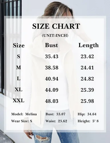Vista 6 de LOMON Womens Fuzzy Sherpa Fleece Jacket Lightweight Vest Cozy Sleeveless Cardigan Zipper Waistcoat Outerwear with Pocket